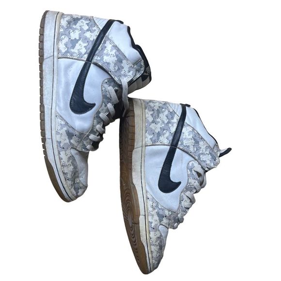 2006 Nike Dunk High Snow Camo White 11 - Picture 3 of 5